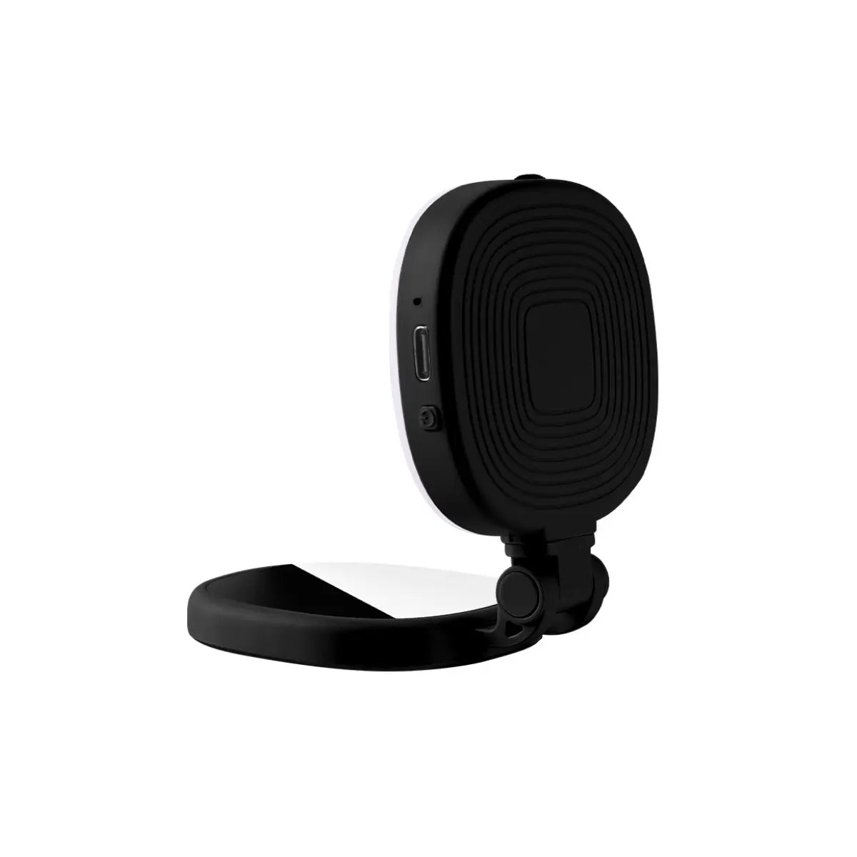 3-In-1 Magnetic Selfie Mirror Light, 360° Adjustable LED Pocket Ring Light, Portable Rechargeable Fill Light with 3Olor (Warm/Natural/Cool) for Makeup, Photo & Video