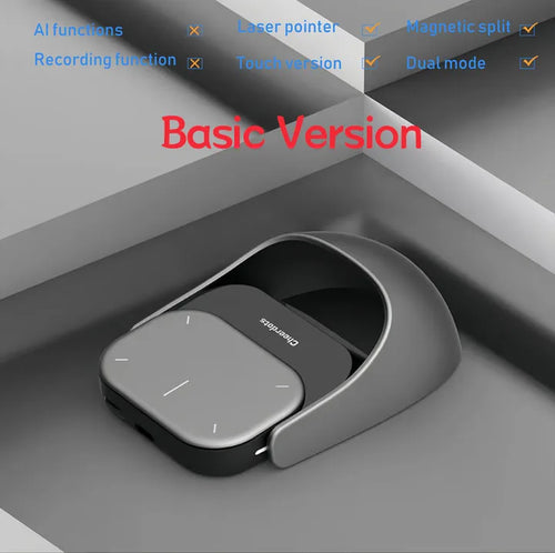 2 Detachable Air Mouse Bluetooth Wireless Touchpad Laser AI Recording Chatgpt Mobile Presenter Remote Control Custom
