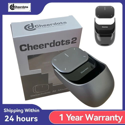 2 Detachable Air Mouse Bluetooth Wireless Touchpad Laser AI Recording Chatgpt Mobile Presenter Remote Control Custom