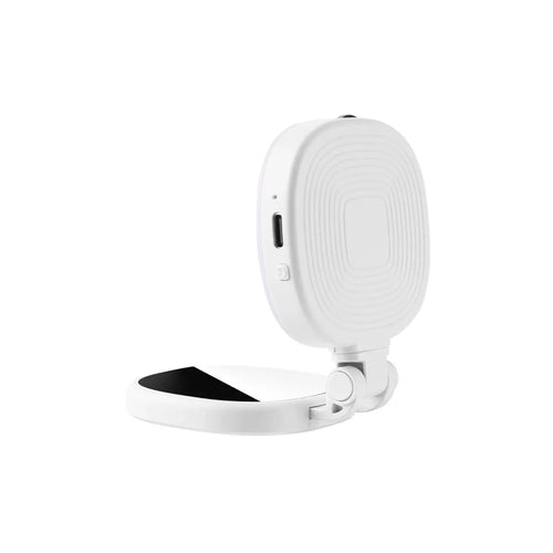 3-In-1 Magnetic Selfie Mirror Light, 360° Adjustable LED Pocket Ring Light, Portable Rechargeable Fill Light with 3Olor (Warm/Natural/Cool) for Makeup, Photo & Video