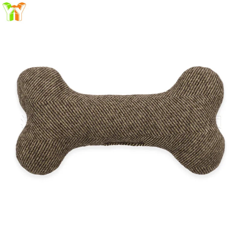 Wholesale Bone-shaped Dog Toys, Training Dogs to Chew Bones and Grind Their Teeth, Pet Cotton-filled Bone Sticks Teething Toys
