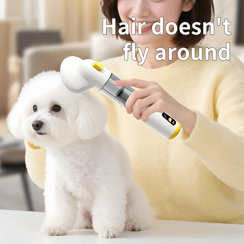 Pet Accessories Wholesale China 4 in 1 Pet Vacuuming Kit Grooming for Long or Short Haired Kitten Accessories Cat Dog Low-Noise