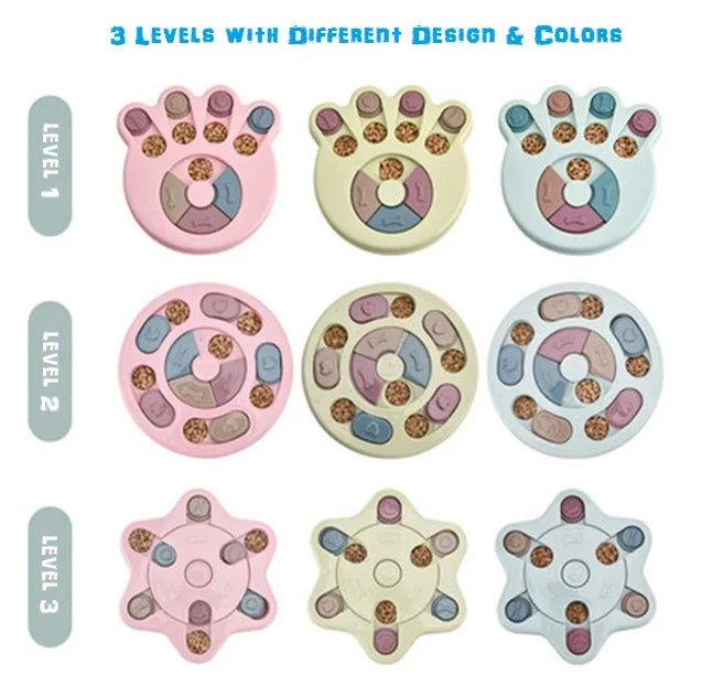 Dog Puzzle Toys Interactive Puzzle Game Dog Toy Treat Dispenser for Dogs Training Funny Feeding