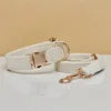 Wholesale Luxury Velvet Dog Collar Custom Personalized Lettering Gold-Plated Metal Buckle Reflective Features Bow Tie OEKO-TEX