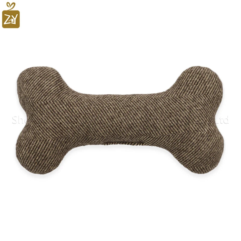 Wholesale Bone-shaped Dog Toys, Training Dogs to Chew Bones and Grind Their Teeth, Pet Cotton-filled Bone Sticks Teething Toys