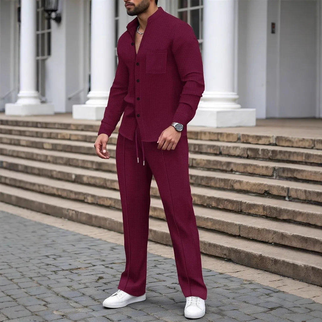 Autumn Men's Stylish Suit Set