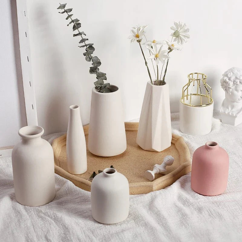 Chic Nordic Ceramic Vases