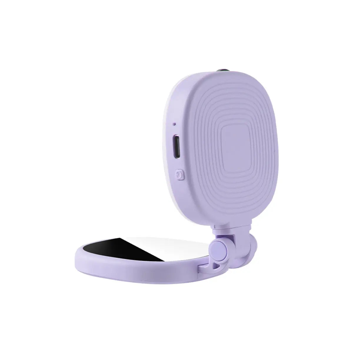 3-In-1 Magnetic Selfie Mirror Light, 360° Adjustable LED Pocket Ring Light, Portable Rechargeable Fill Light with 3Olor (Warm/Natural/Cool) for Makeup, Photo & Video