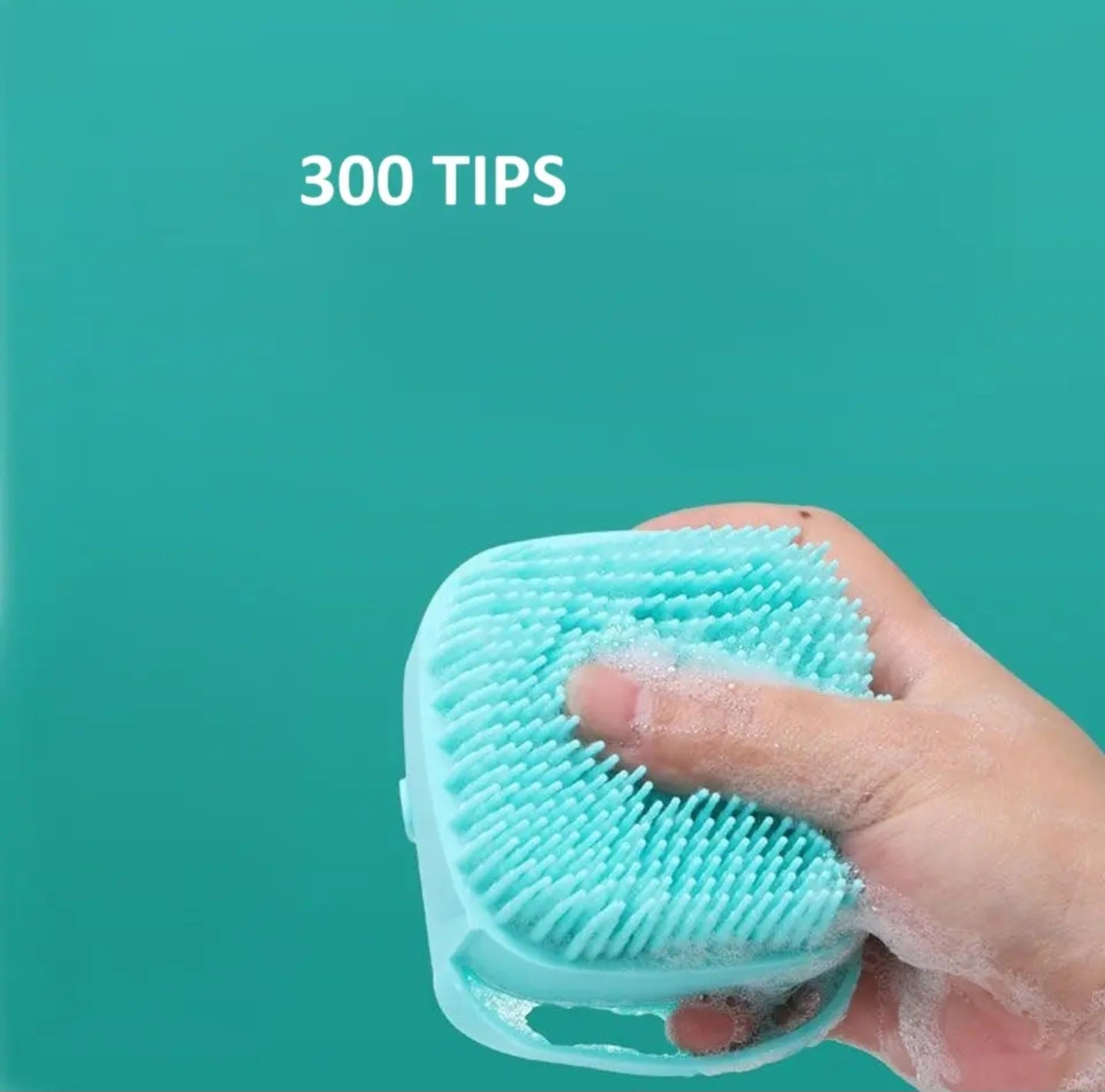 Foaming Silicone Dog Grooming Brush – Eco-Friendly Bath & Massage Tool