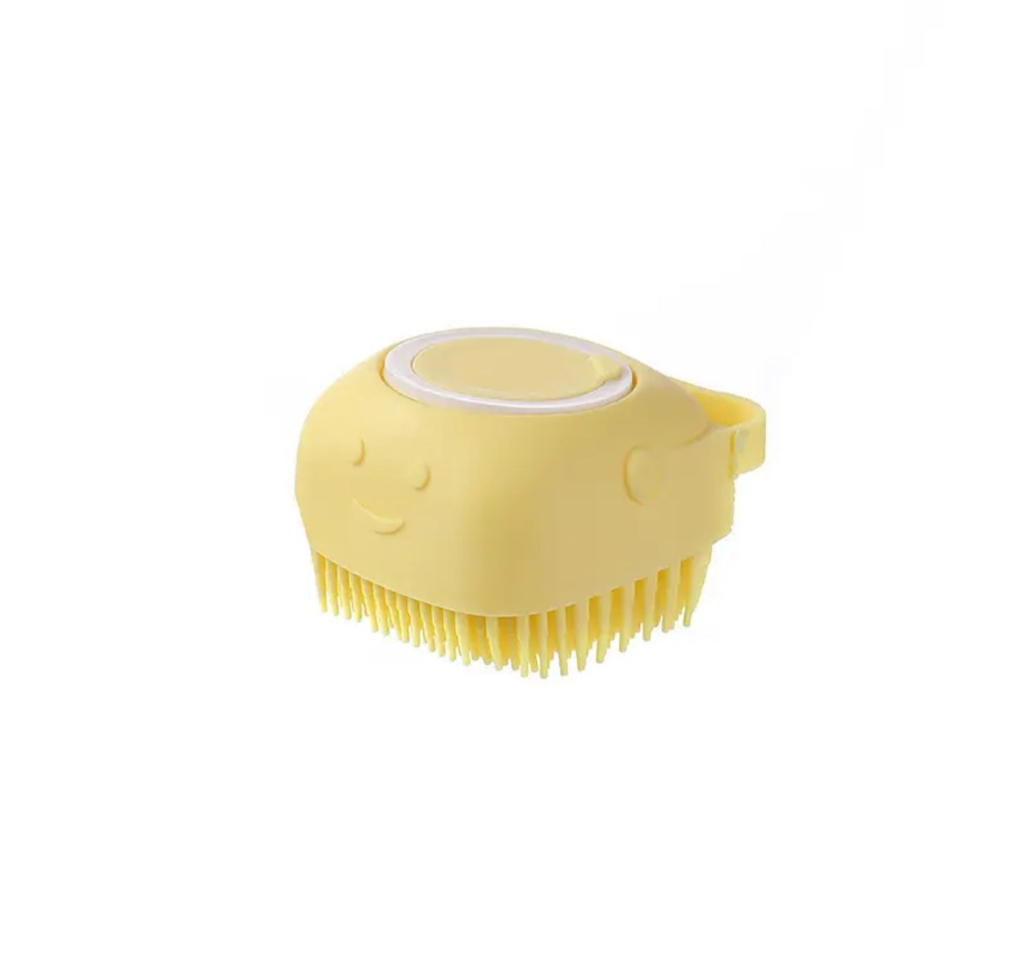 Foaming Silicone Dog Grooming Brush – Eco-Friendly Bath & Massage Tool